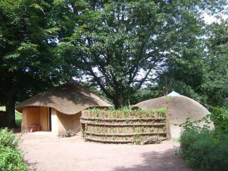 Berg en Dal : Afrika Museum, Freilichtmuseum, Gehöft aus Lesotho